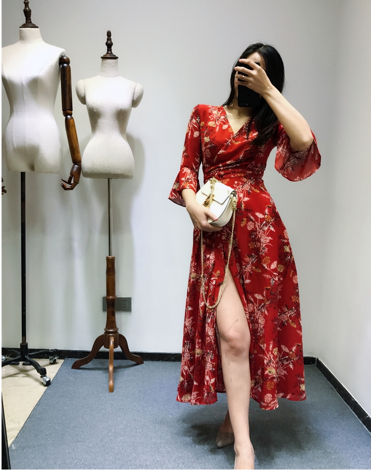New Women Dress F ~ 5XL Sexy Flower Long Big Size 