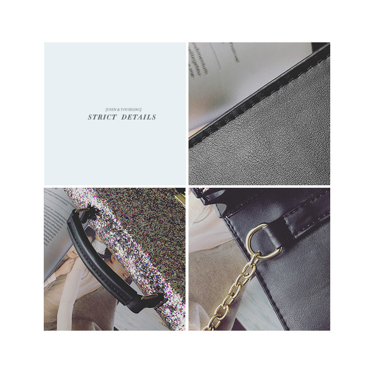 New Glitter Cross Chain Mini Back Women Bags Women