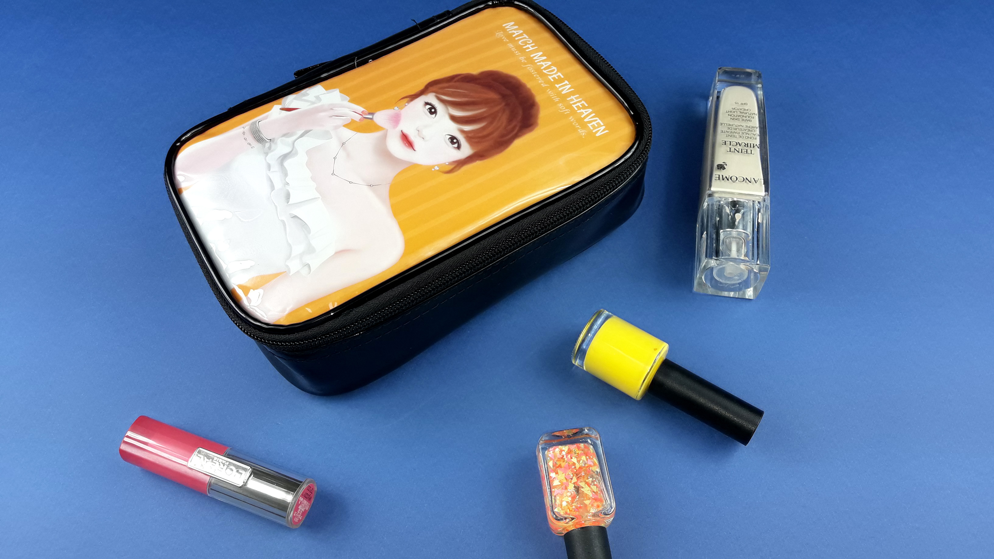 New Enamel Illustration Cosmetic Pouch Collection 