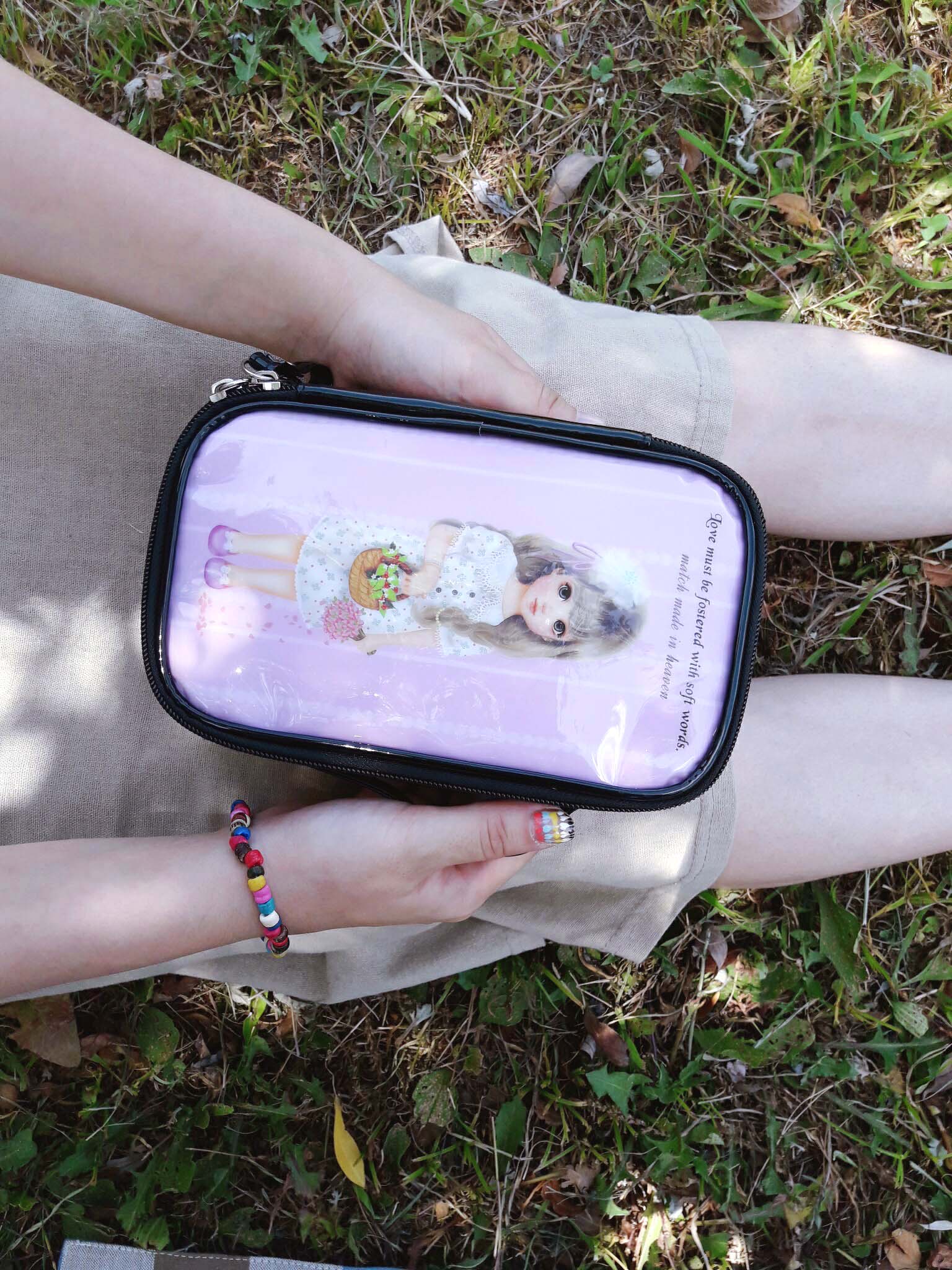 New Enamel Illustration Cosmetic Pouch Collection 