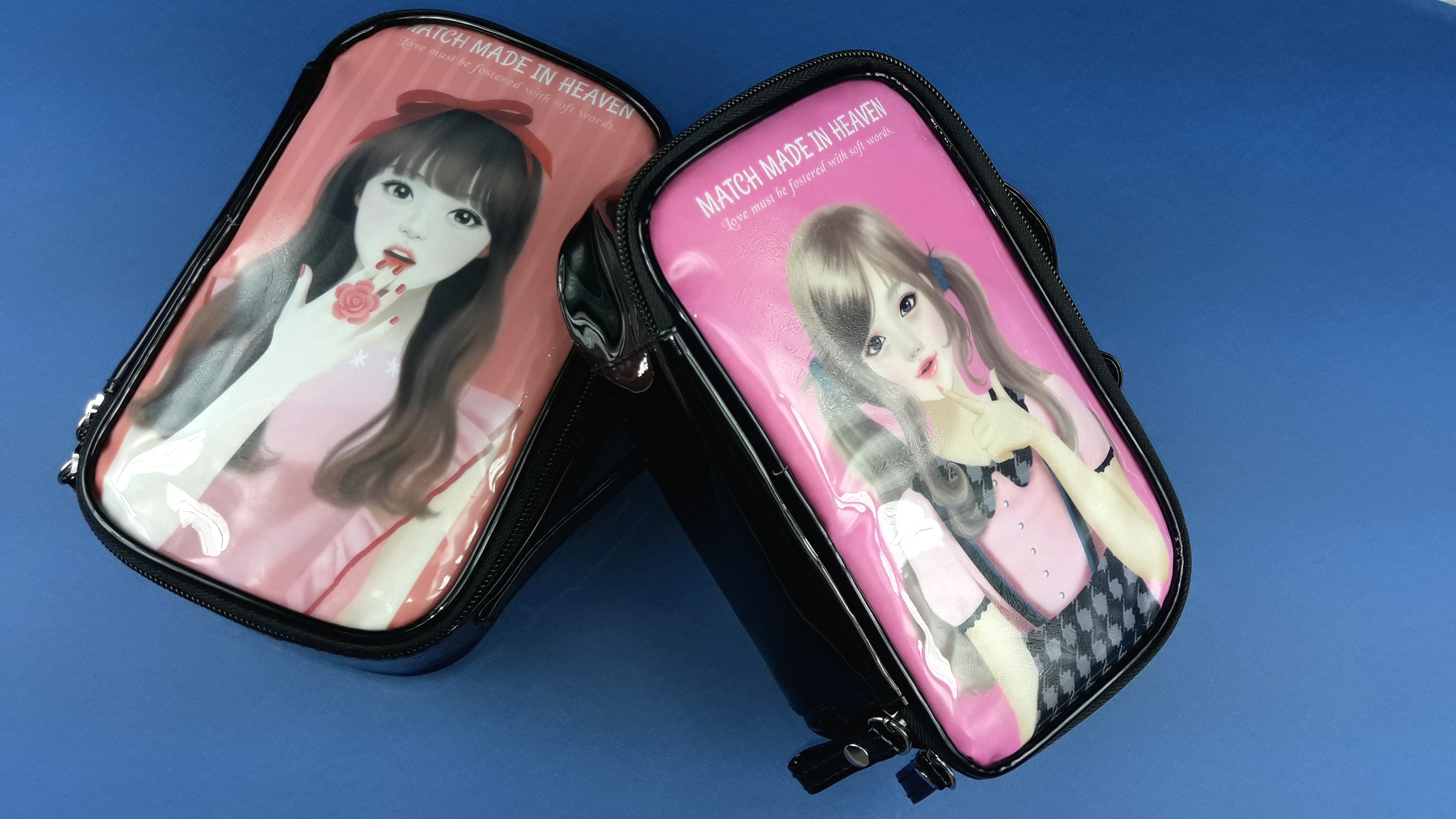 New Enamel Illustration Cosmetic Pouch Collection 