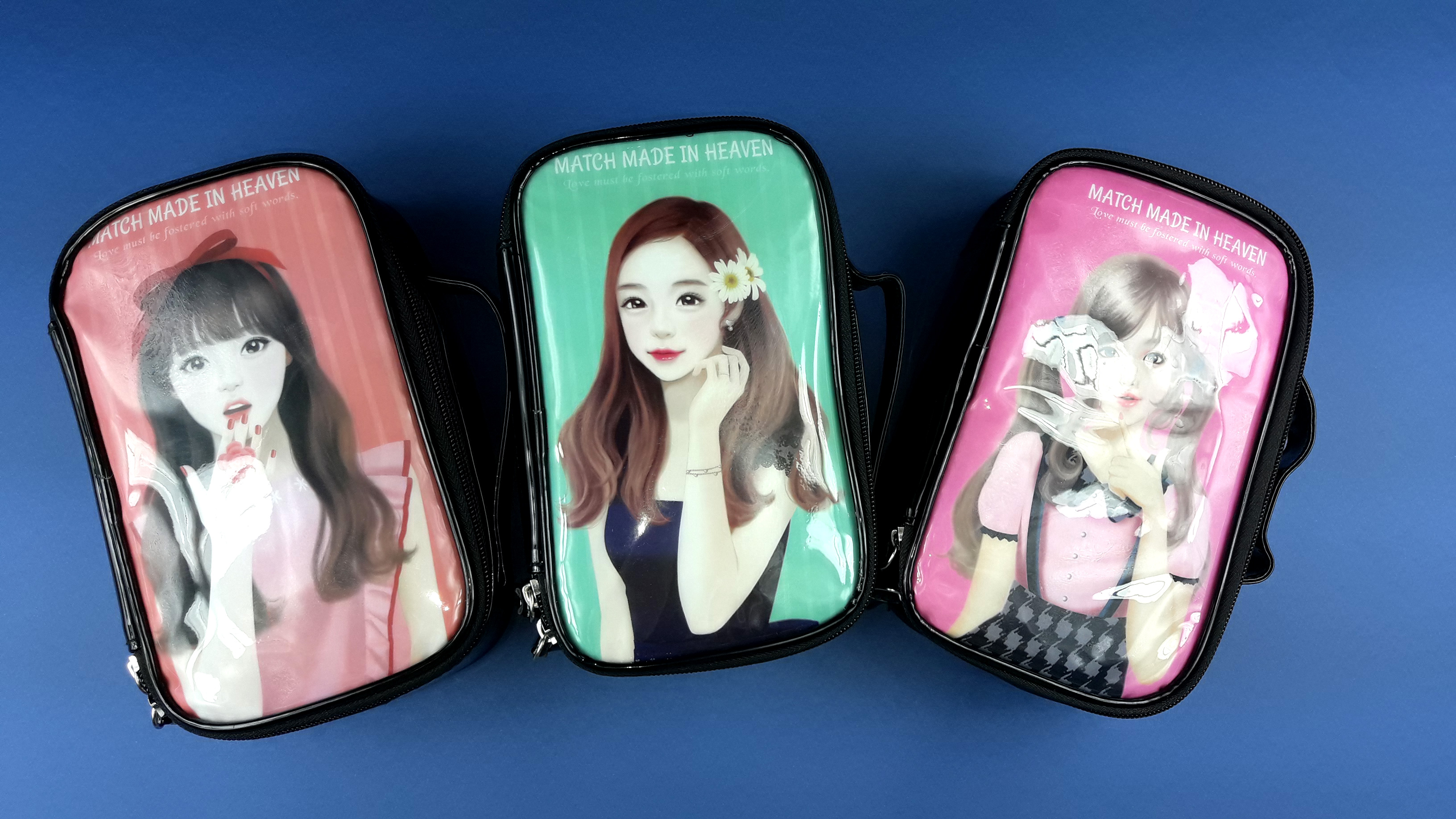 New Enamel Illustration Cosmetic Pouch Collection 