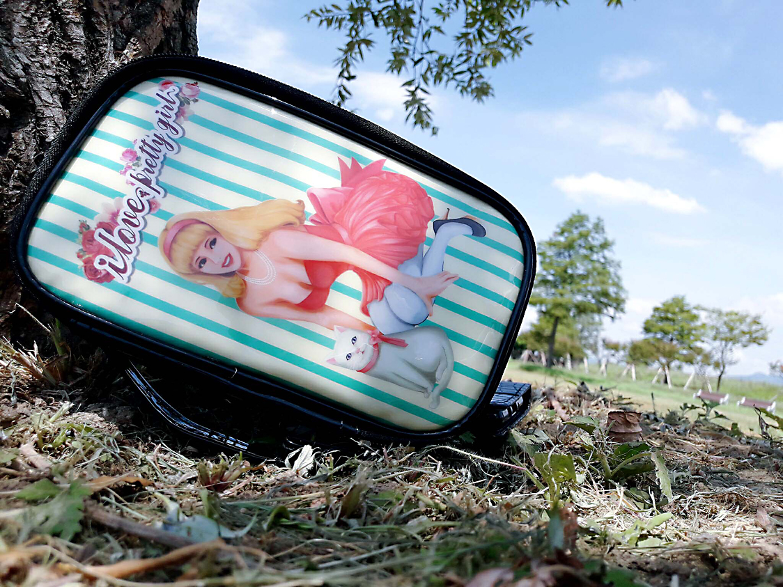 New Enamel Illustration Cosmetic Pouch Collection 