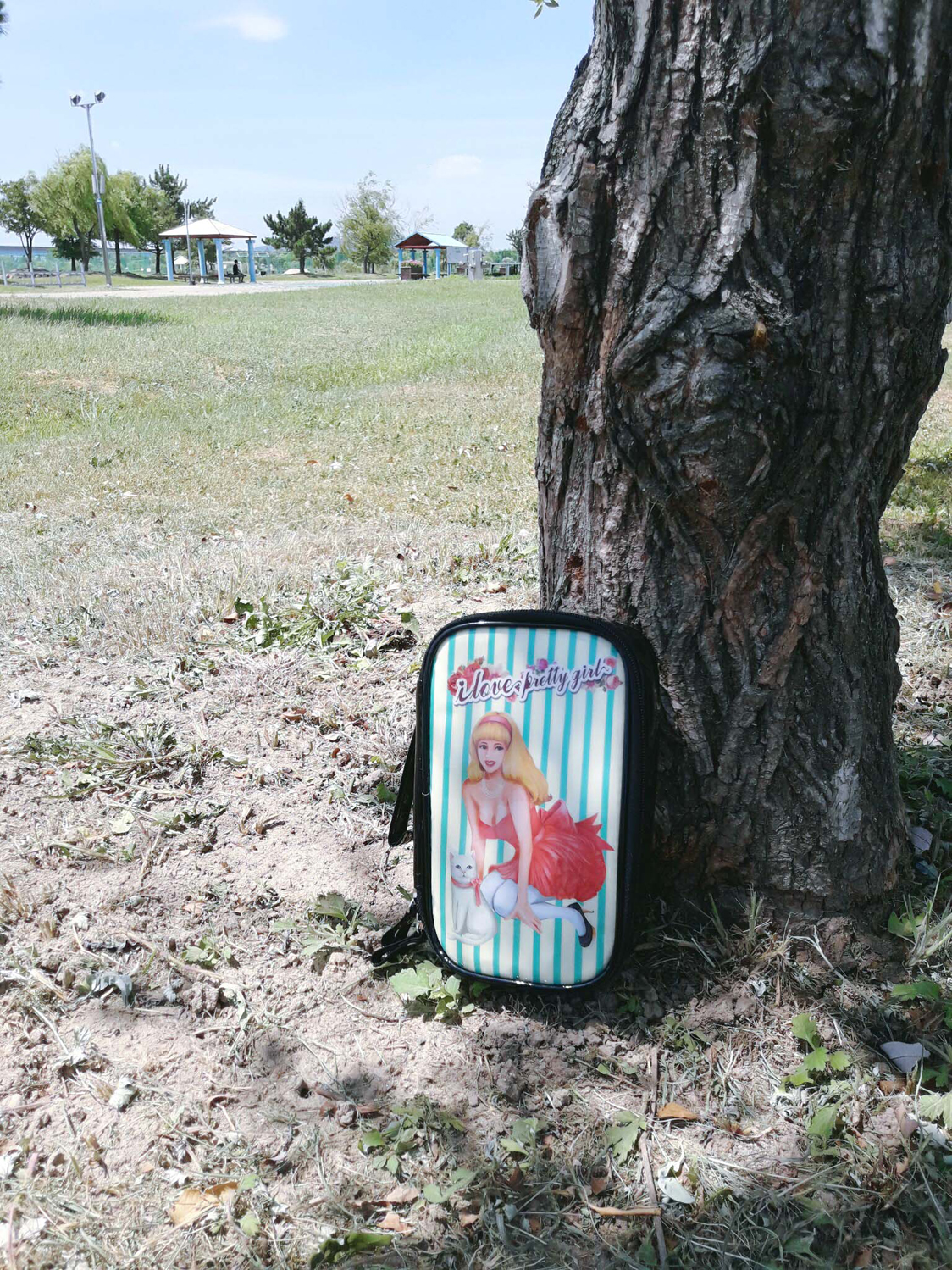 New Enamel Illustration Cosmetic Pouch Collection 