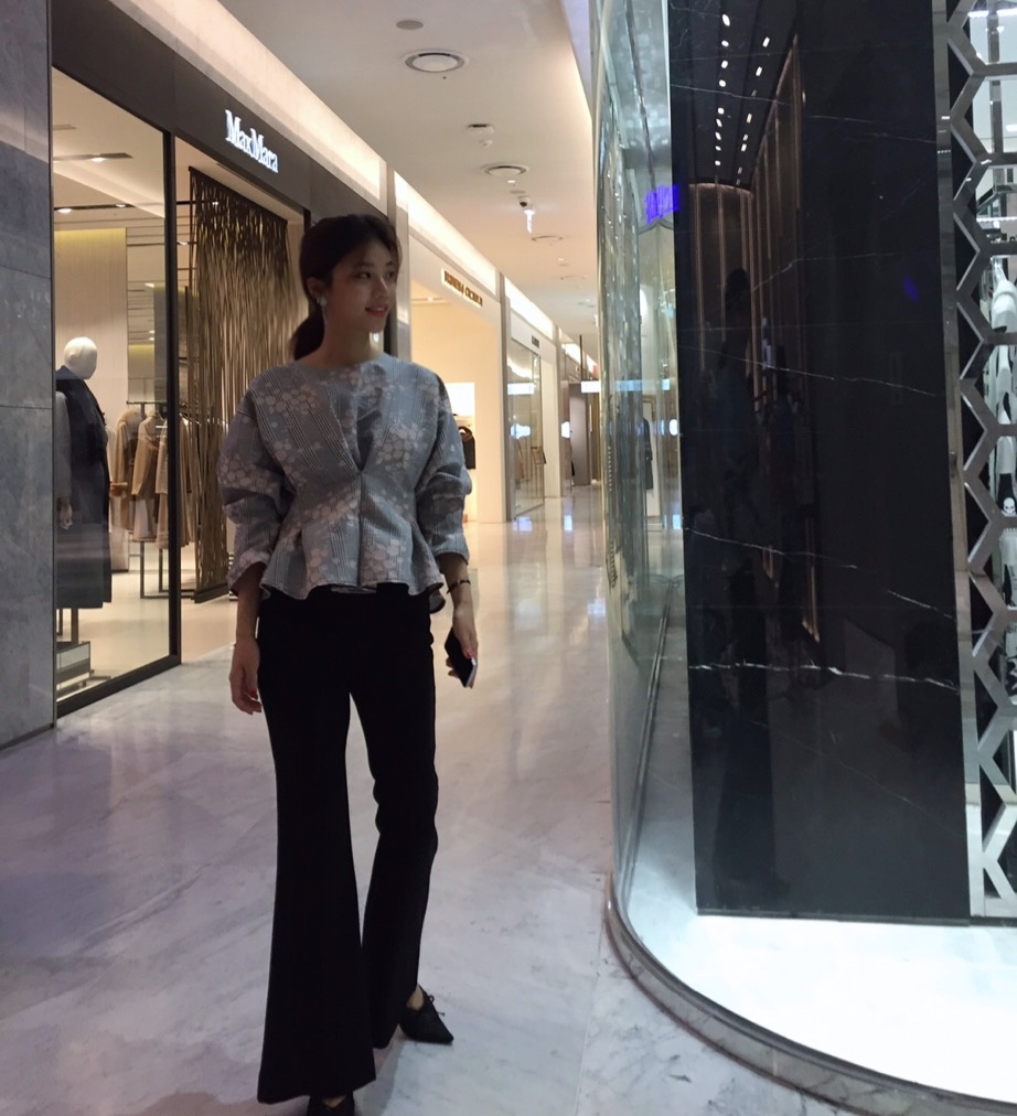 Women Blouses Seven Sisters Glen Check Bulk Blouse