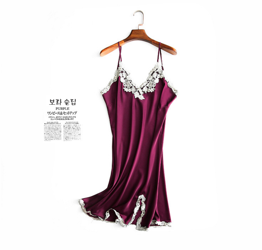 NEW SEXY LINGERIE Silk slip robe gown set Sexy lin