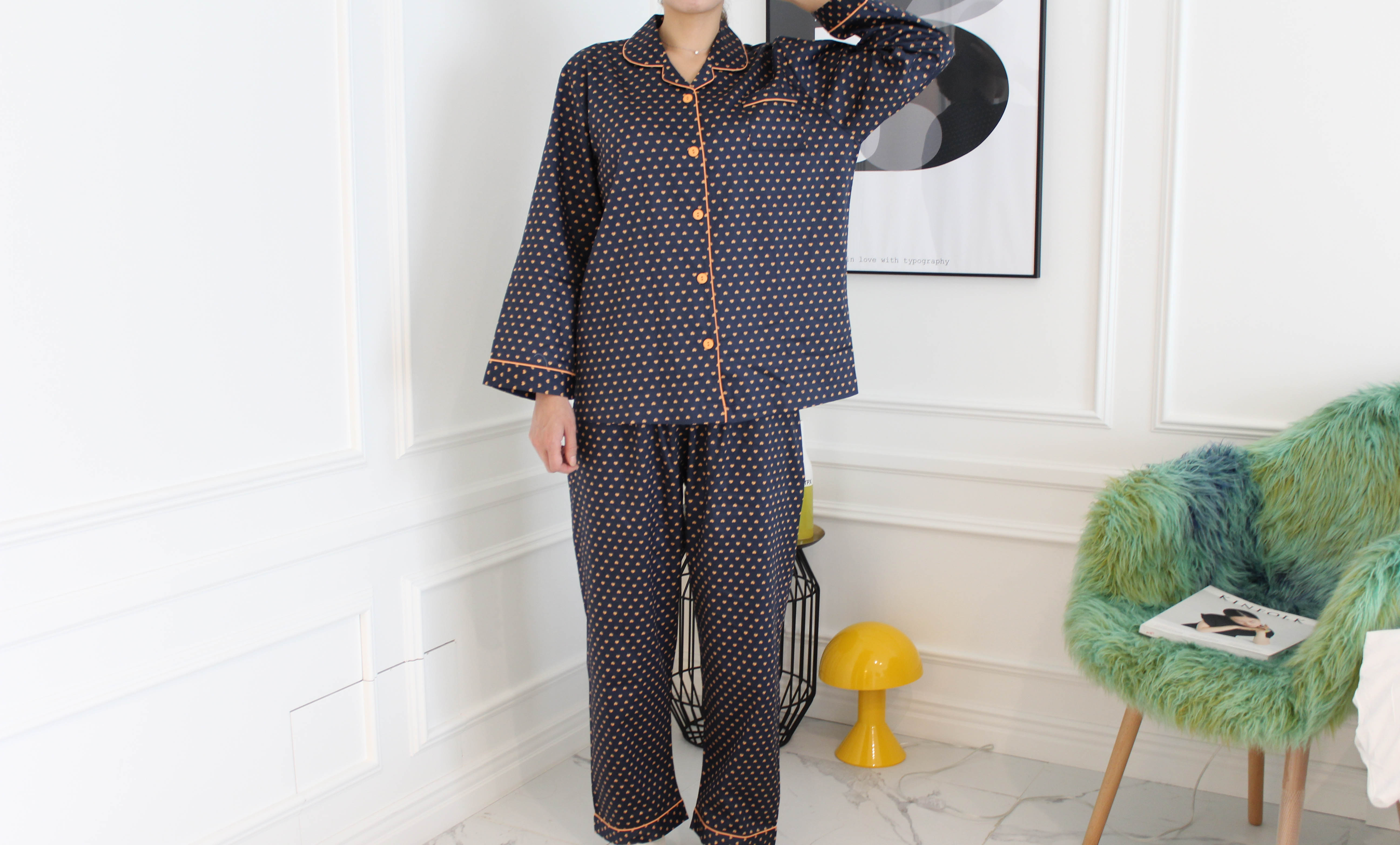 New Loving Y Couple Pajamas Set Women's Homewea