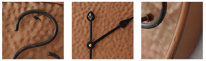 Iron living room clock large wall 60cm housewarmin