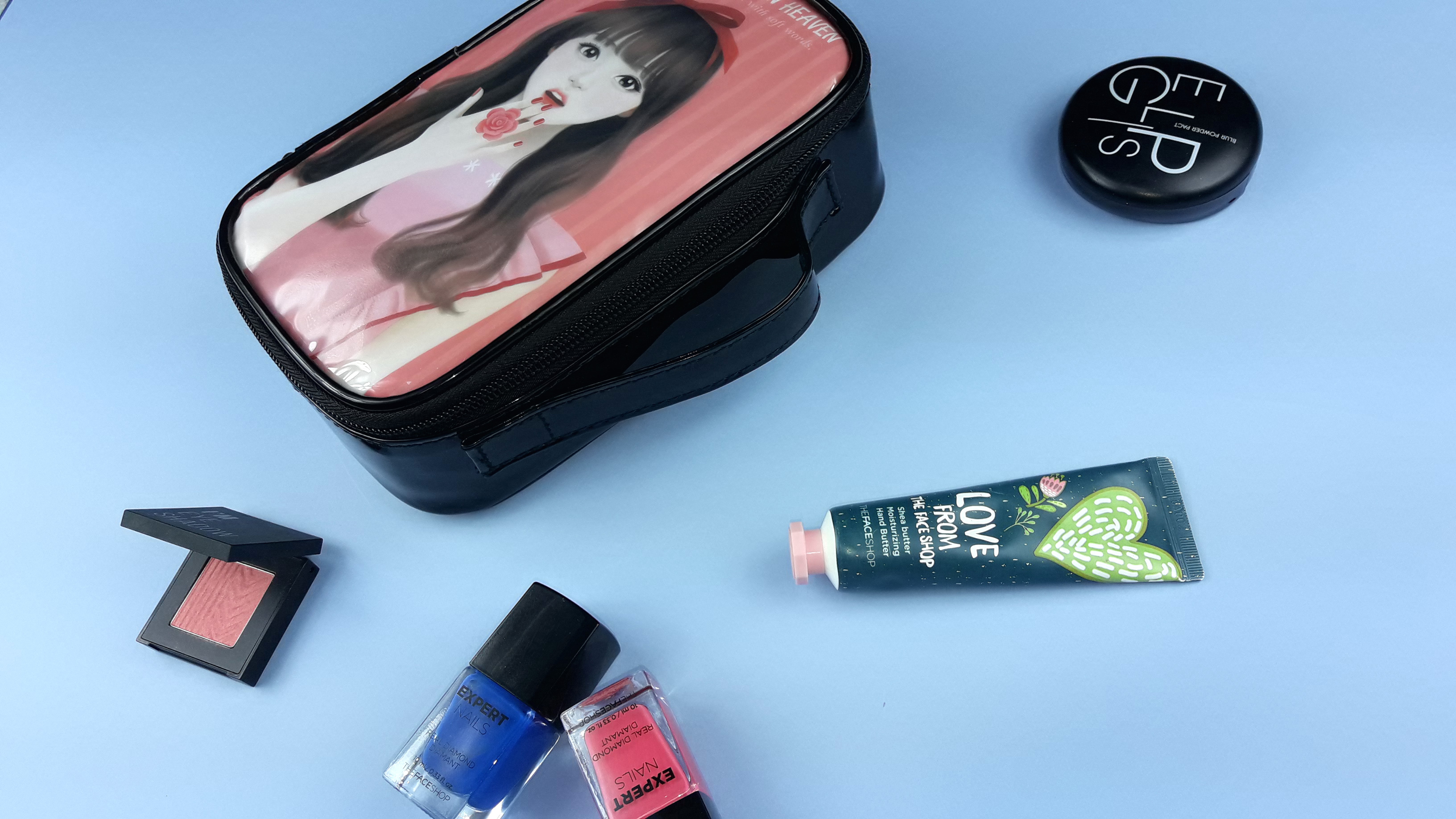 New Enamel Illustration Cosmetic Pouch Collection 