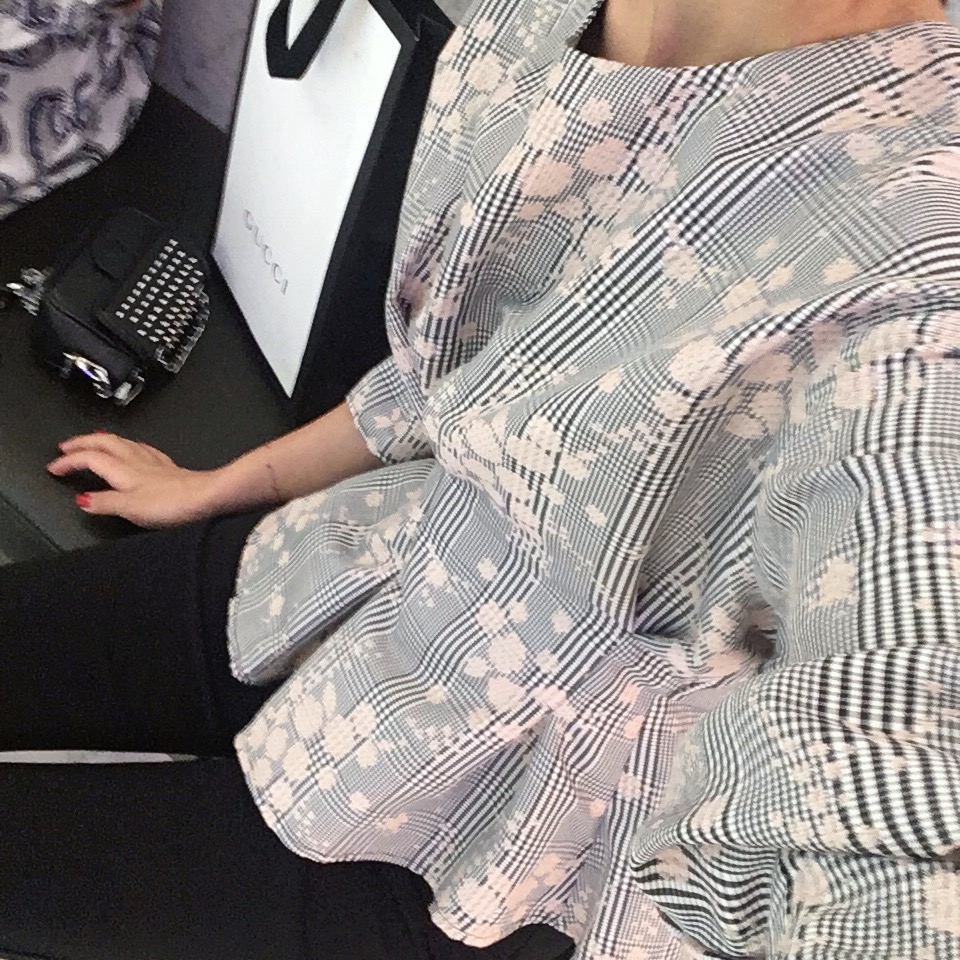 Women Blouses Seven Sisters Glen Check Bulk Blouse