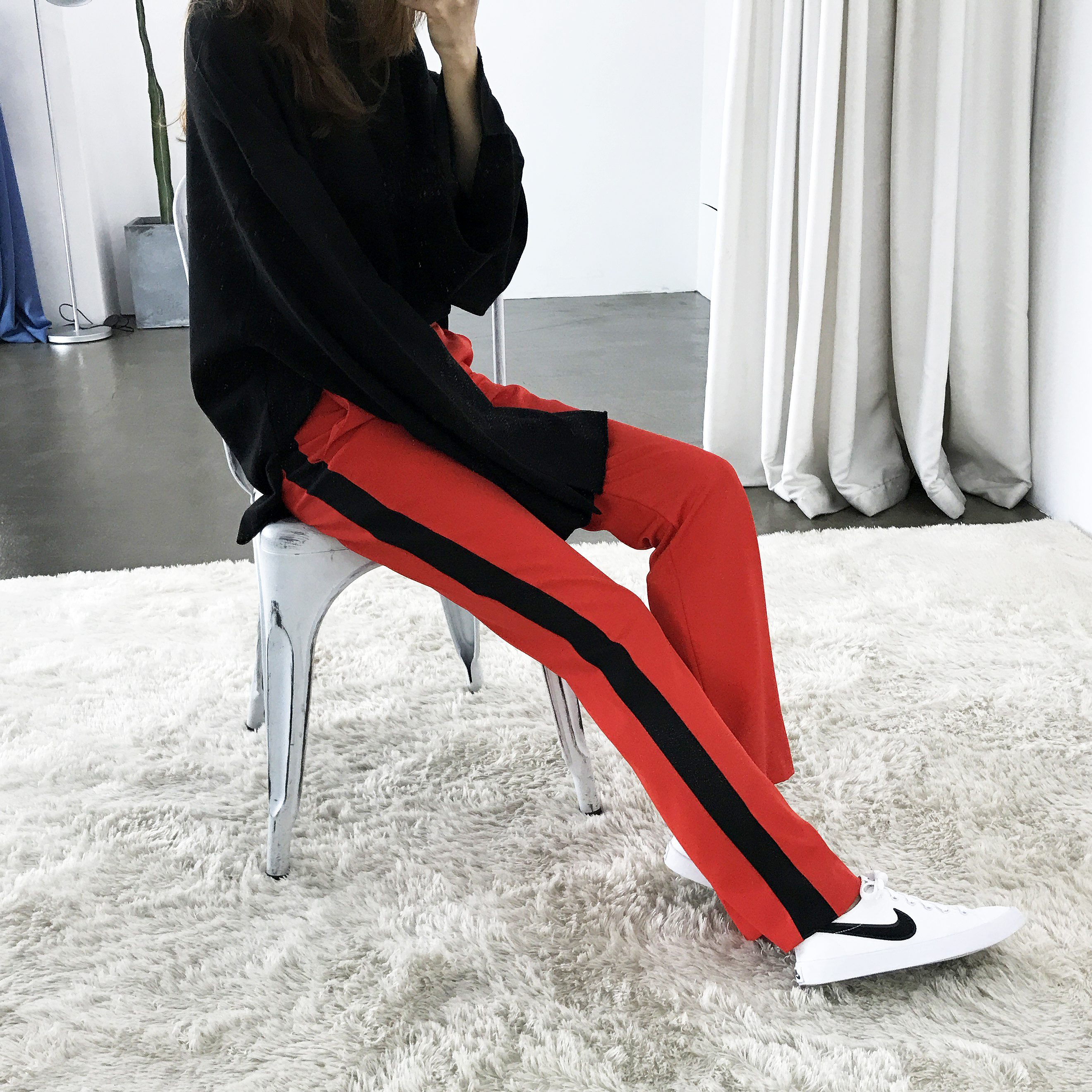 New Women's Pants Street Track Slacks Pants 20&