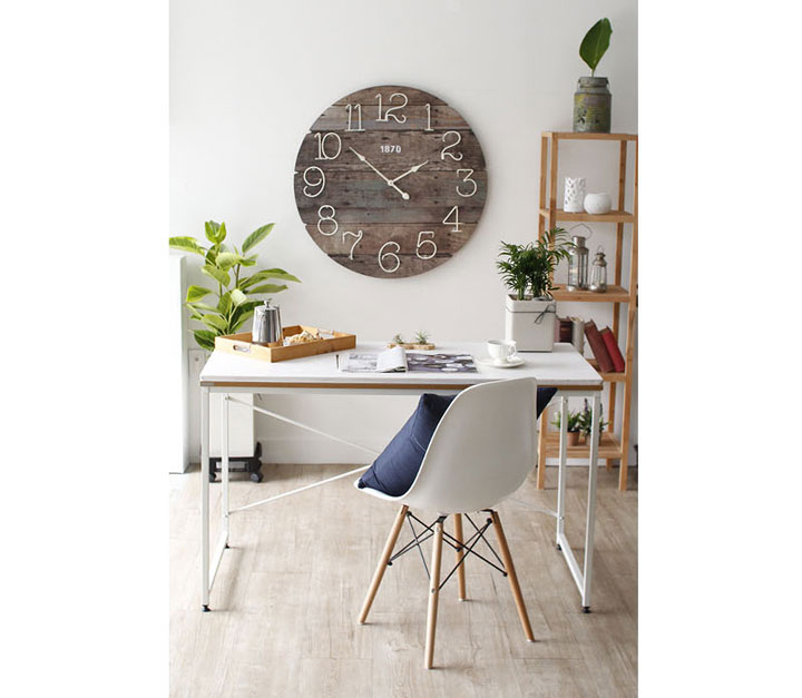 Living room 80cm large wall clock Interior cafe in
