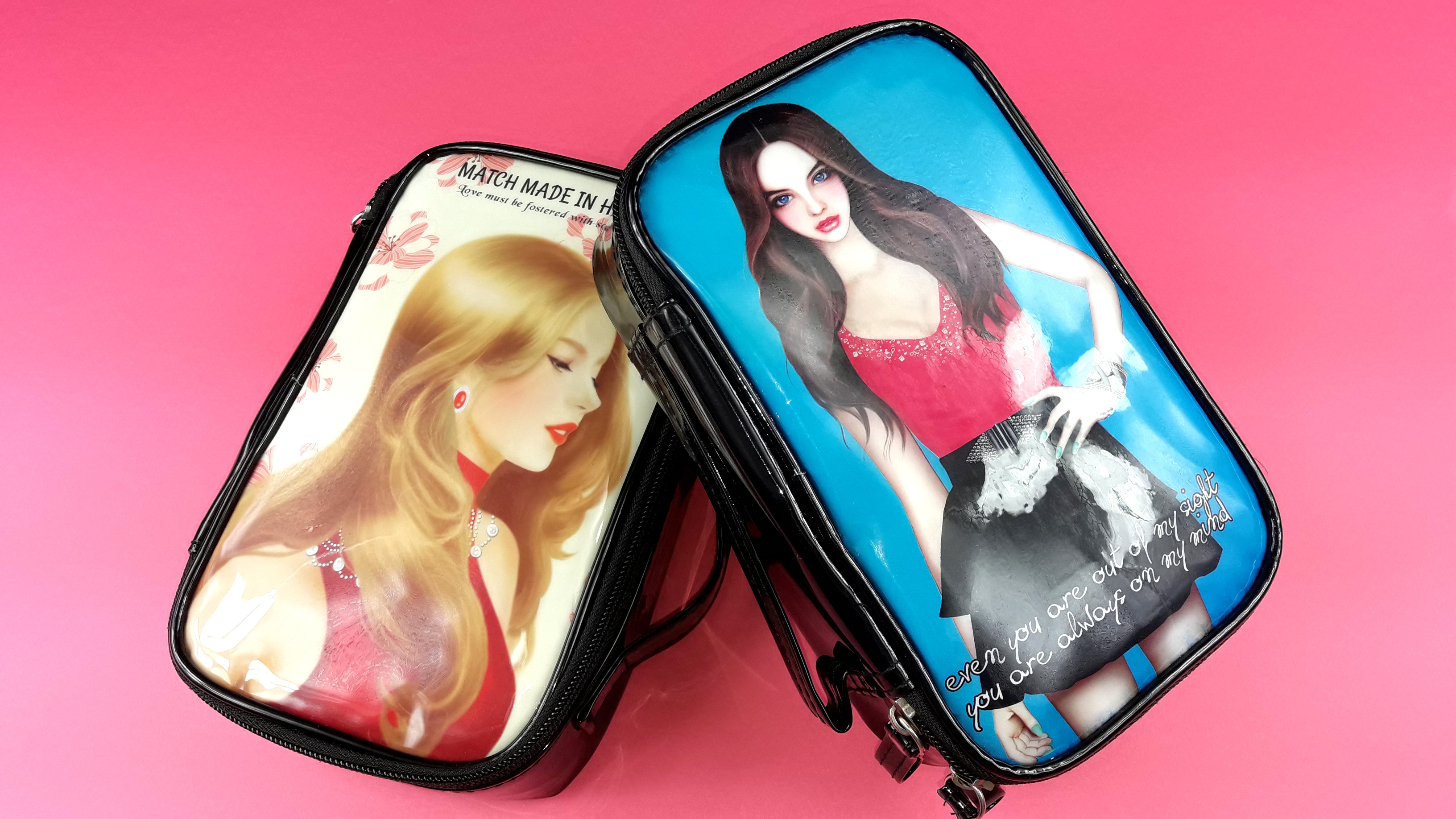 New Enamel Illustration Cosmetic Pouch Collection 