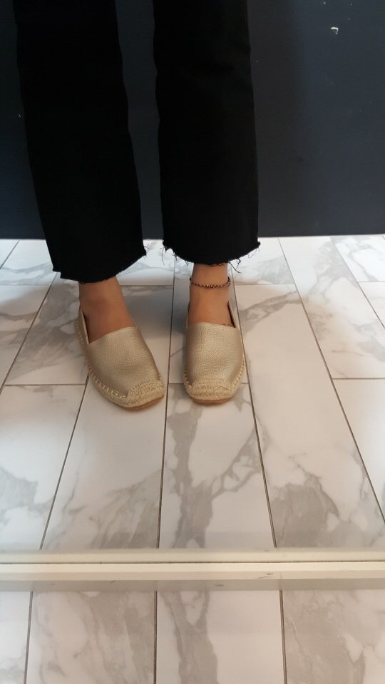 New Basic square nose loafers 2color Good fit Dura