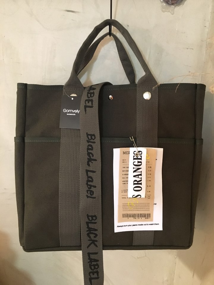 New Women's Bags Black Label Big Back Tote ab C