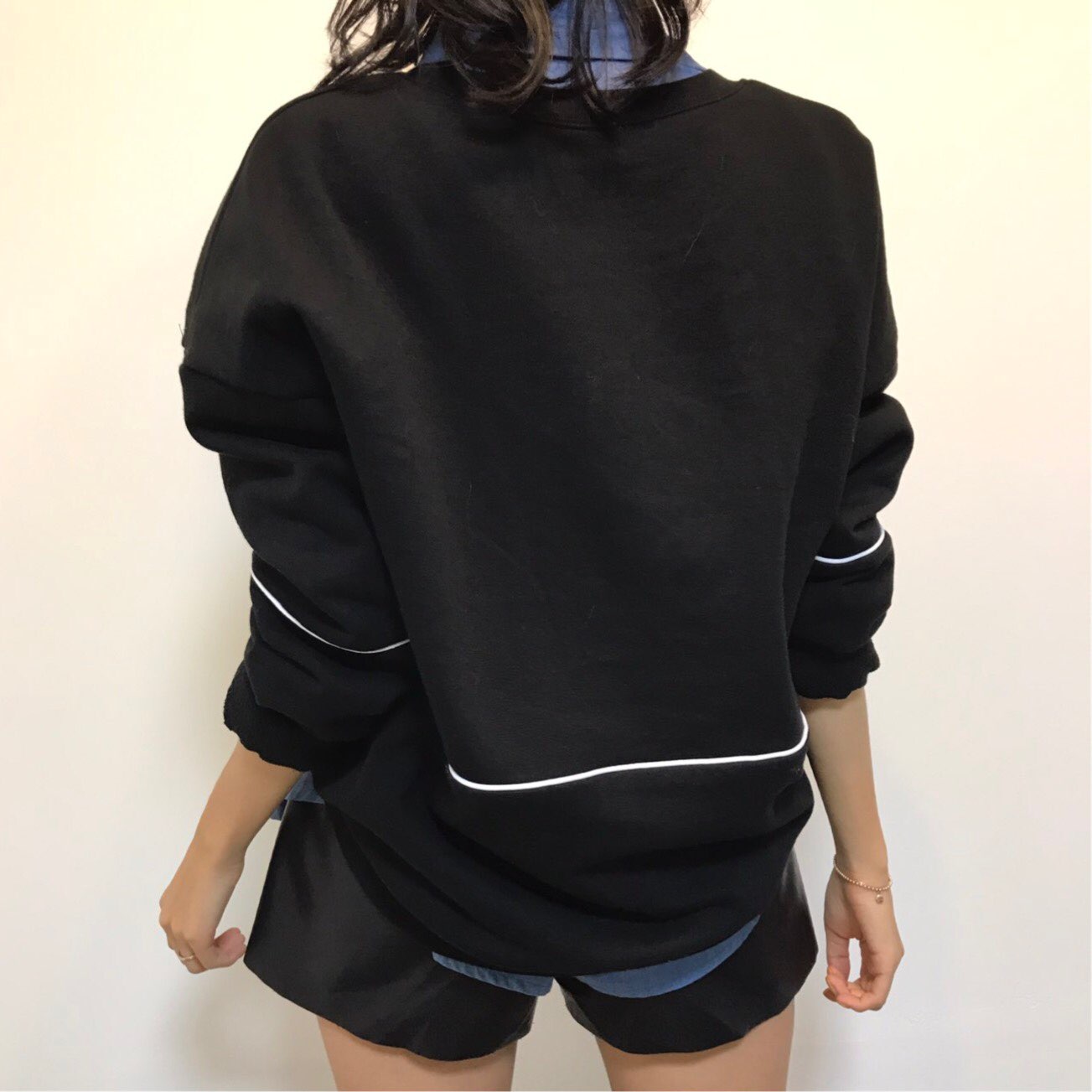 Women Short Pants Leather shorts banding 2color Te