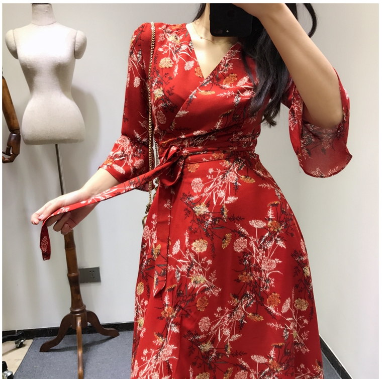 New Women Dress F ~ 5XL Sexy Flower Long Big Size 