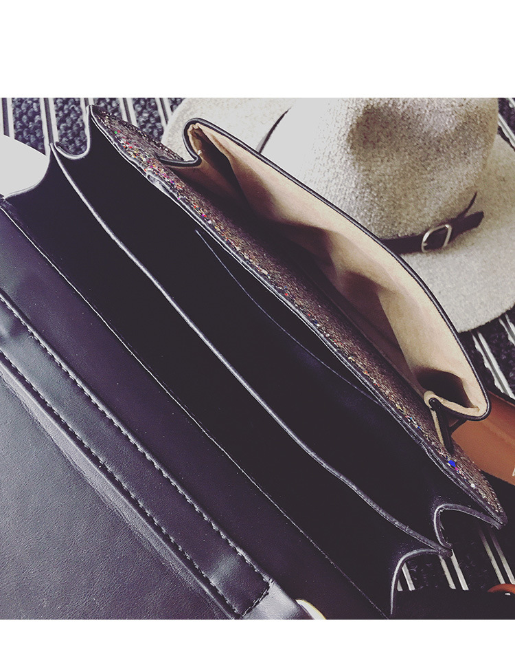 New Glitter Cross Chain Mini Back Women Bags Women