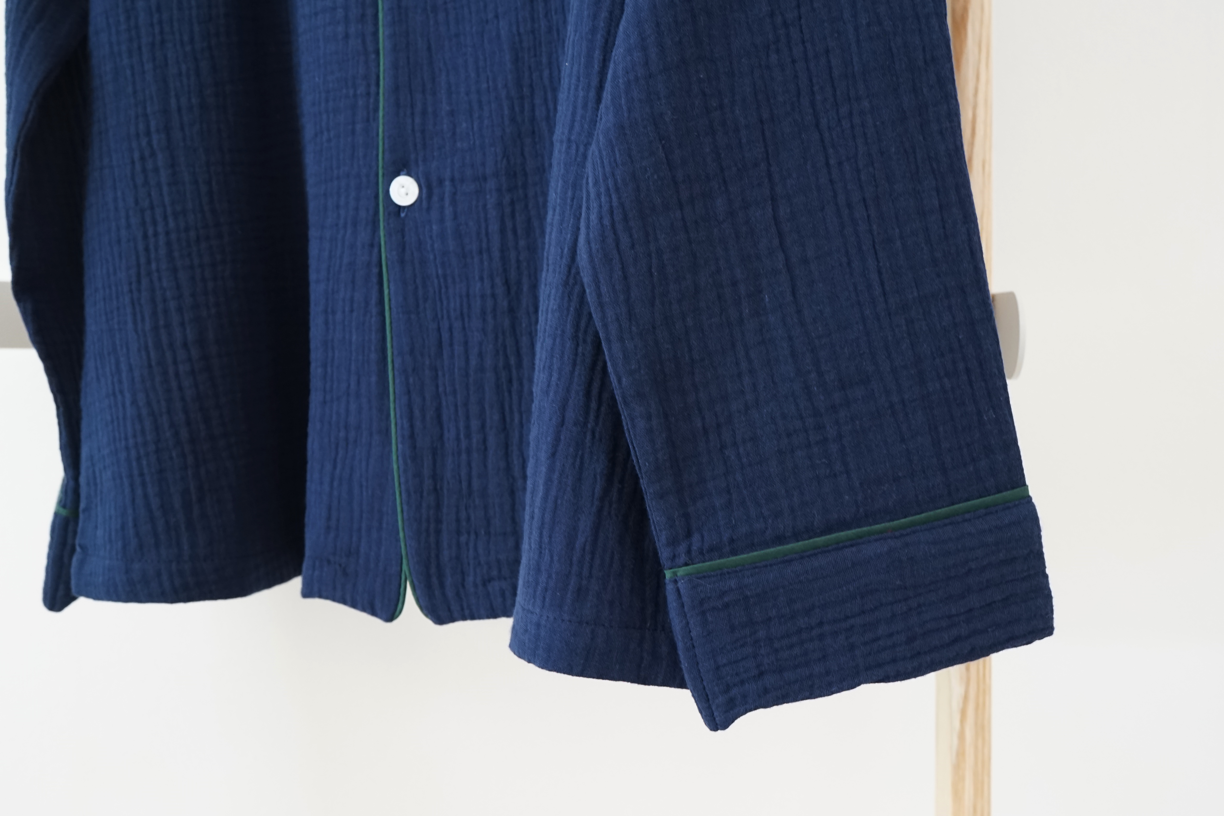 New Gauze Pajamas _ Navy M, Womens, Pajamas Newlyw