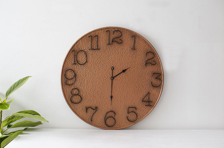 Iron living room clock large wall 60cm housewarmin