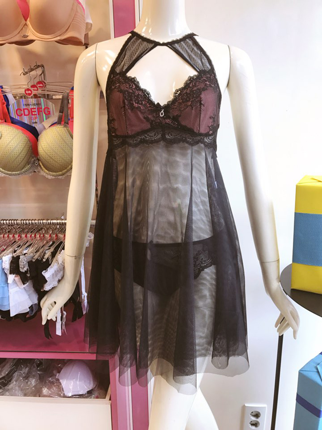 NEW SEXY LINGERIE Sorb Halter Lace Slip, Sexy Ad D