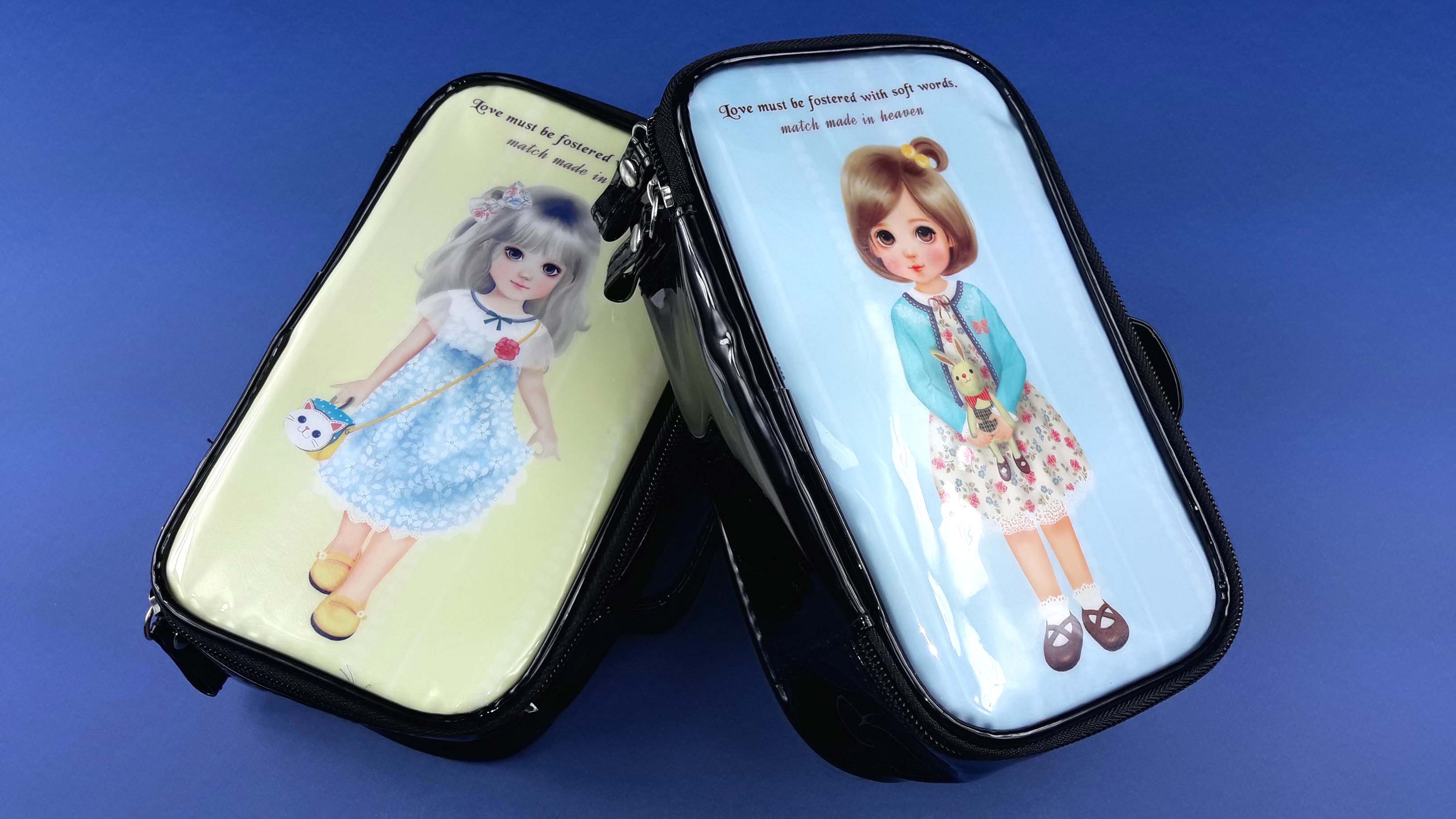 New Enamel Illustration Cosmetic Pouch Collection 