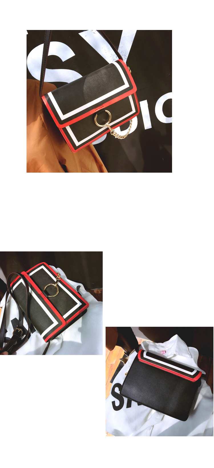 New color mini cross back woman female bag beautif