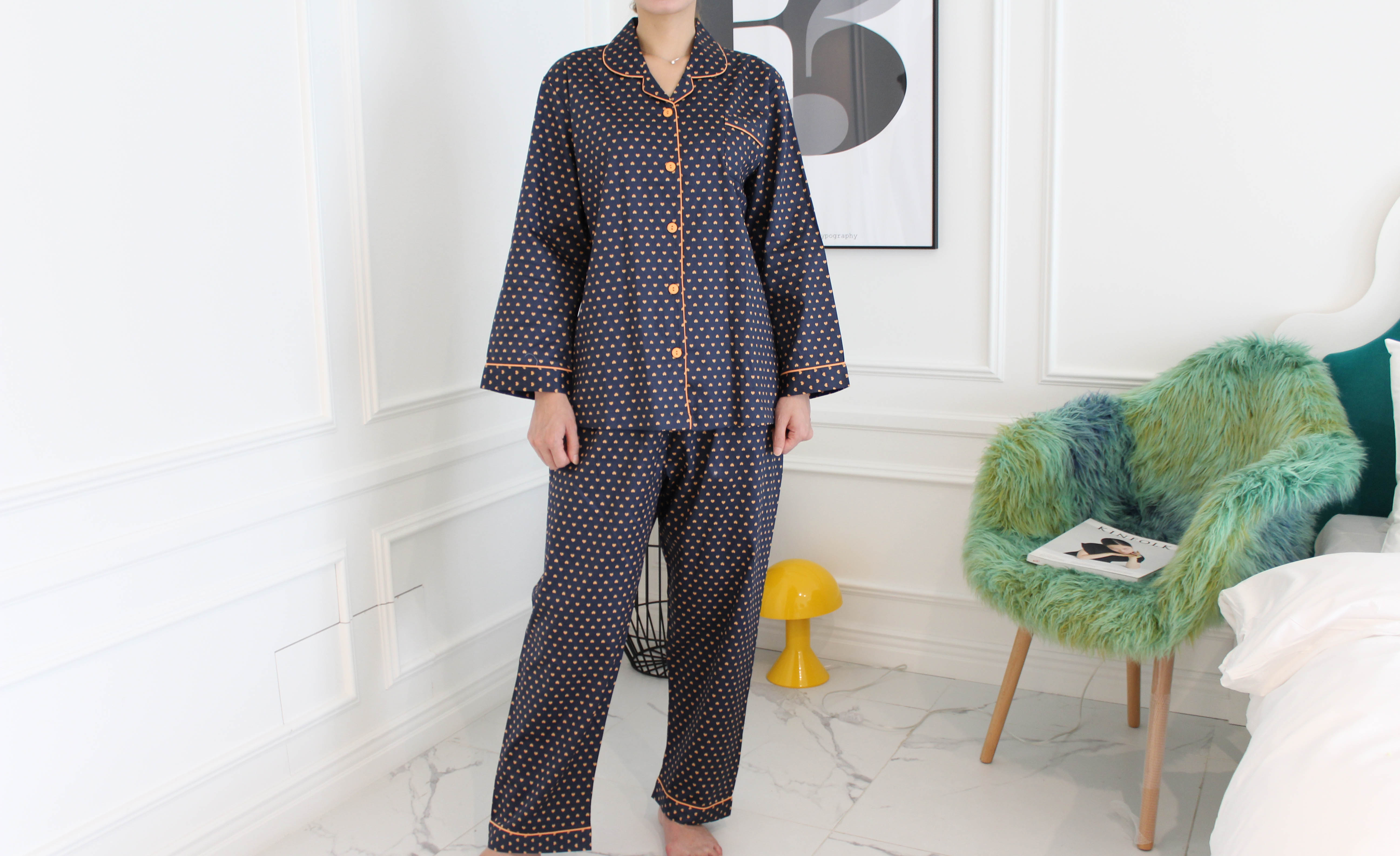 New Loving Y Couple Pajamas Set Women's Homewea