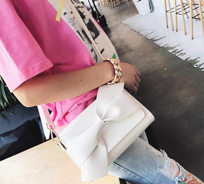 New King Ribbon Clutch Cross Mini Bag Beautiful Ba