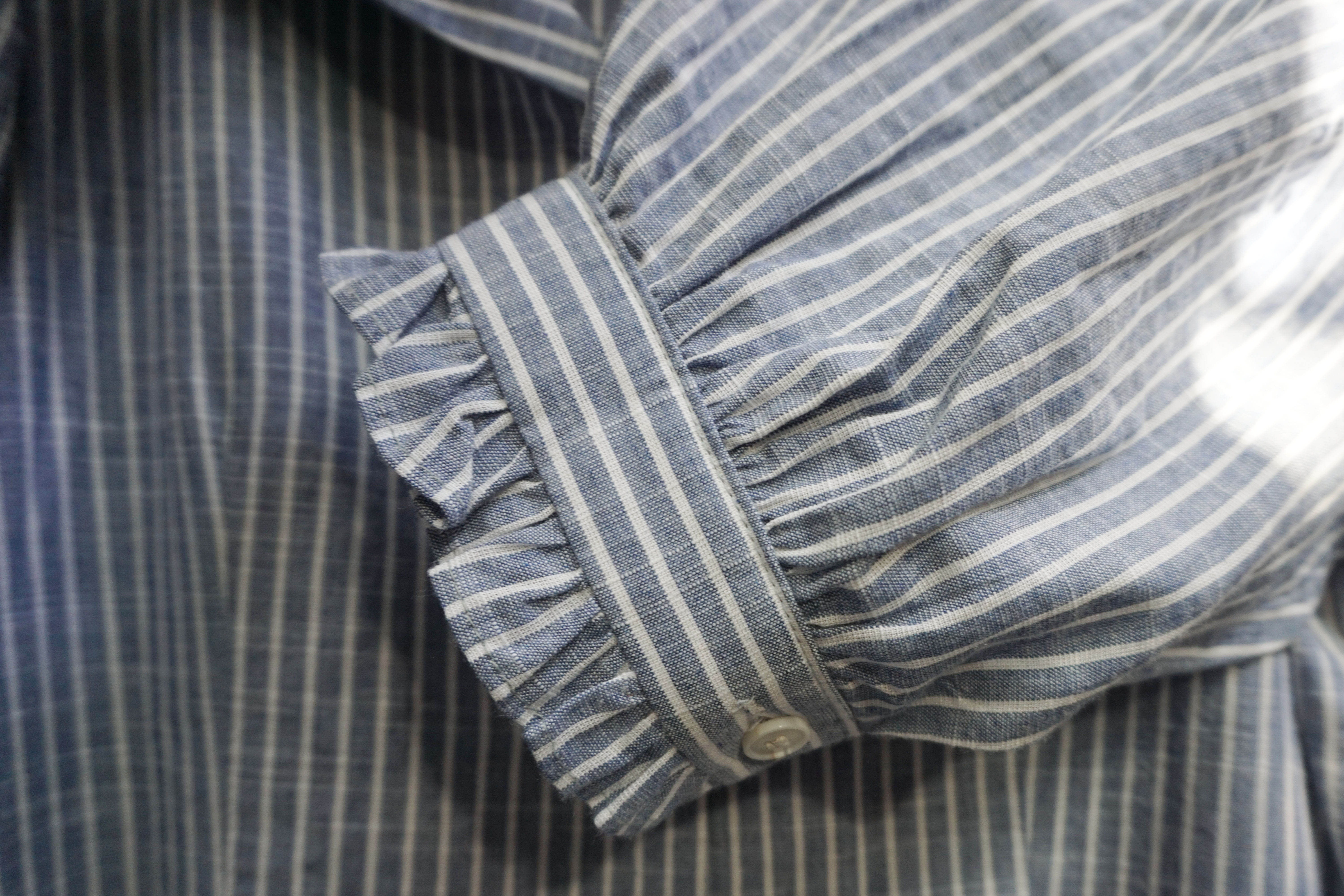 New Season Sale Striped Shirt Long Dress 2color