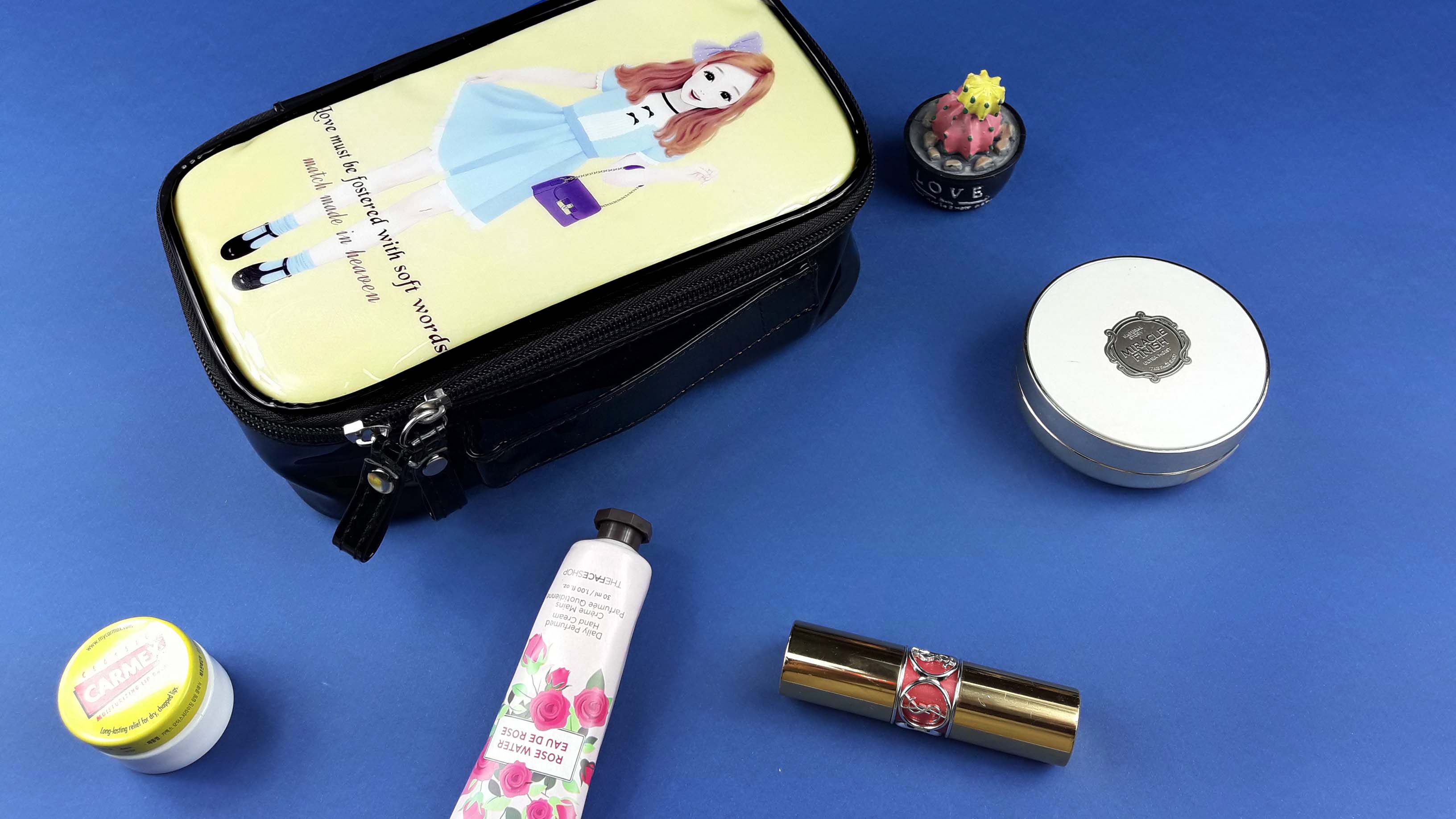 New Enamel Illustration Cosmetic Pouch Collection 