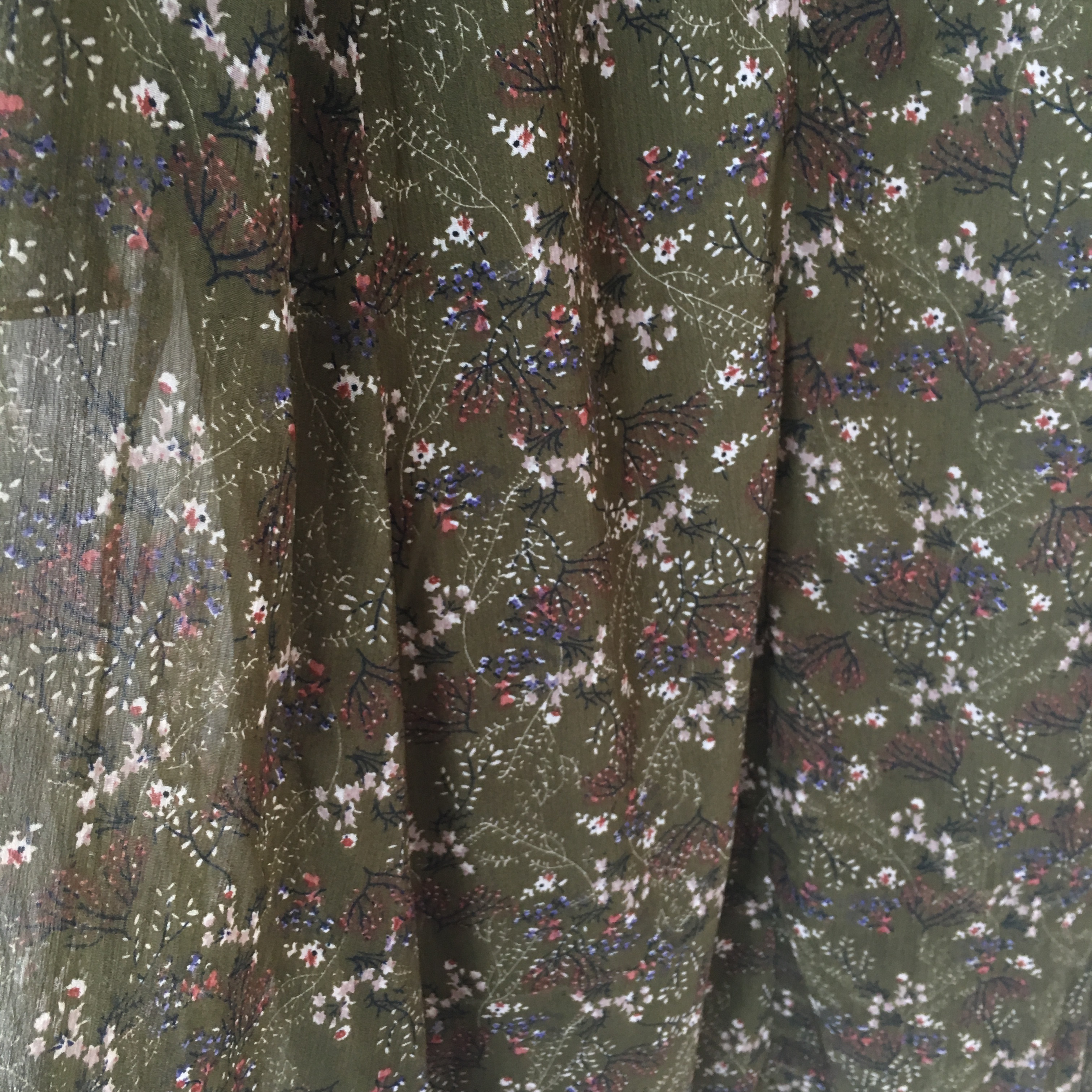 New Women Dress Wild Flower Chiffon Dress Sleeping