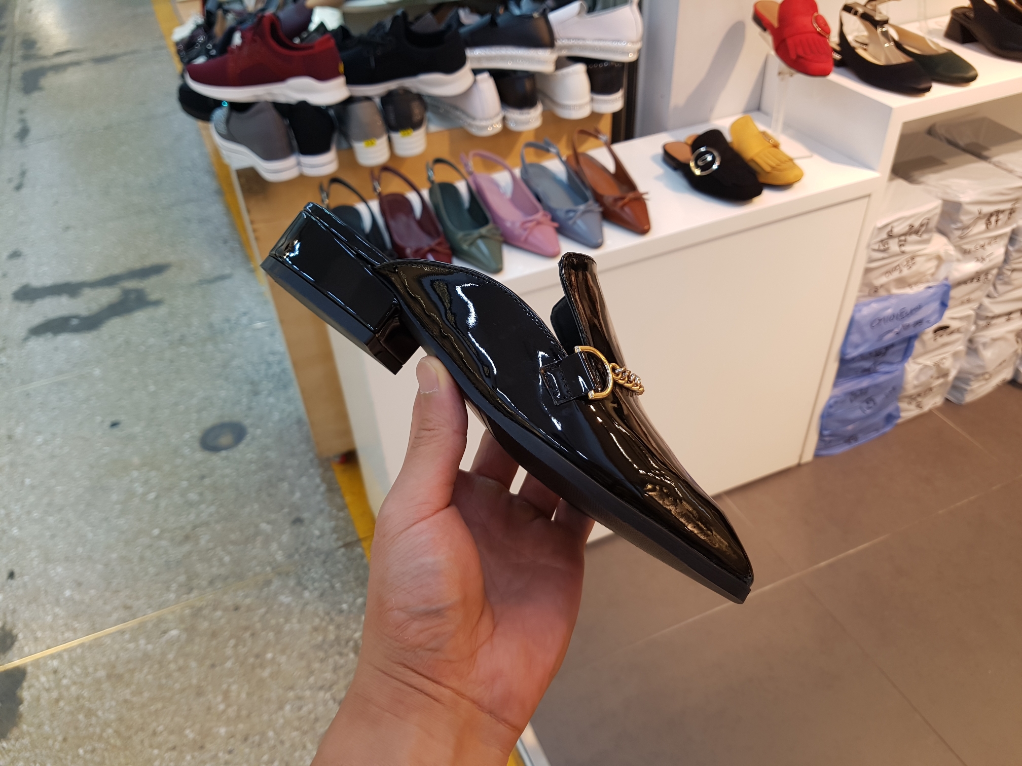 New Chain Decoration Anamel Blower 3cm Black Blue 