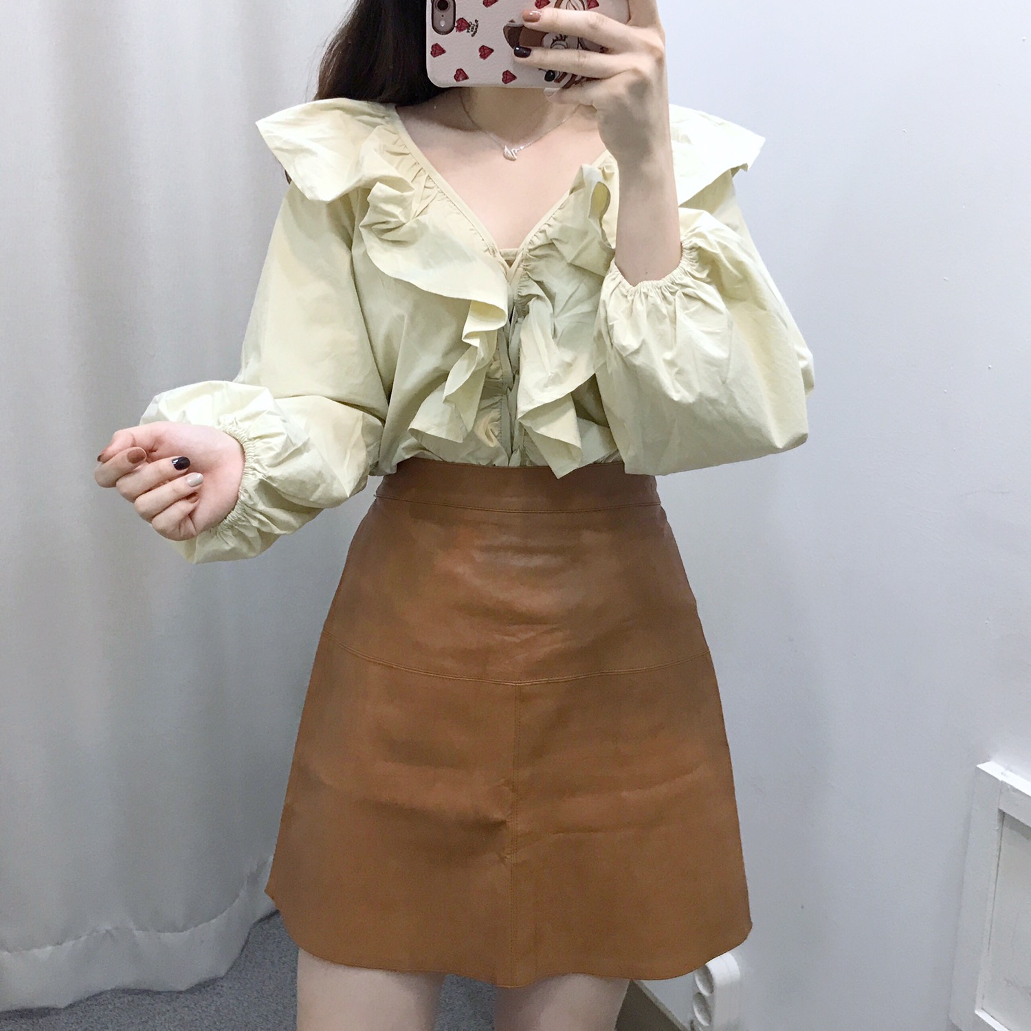 NEW FASHION LADY GIRL Blouse frilly ruffle guest b