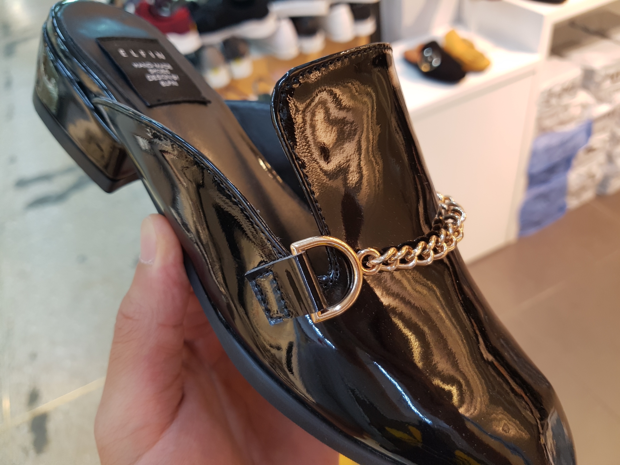 New Chain Decoration Anamel Blower 3cm Black Blue 