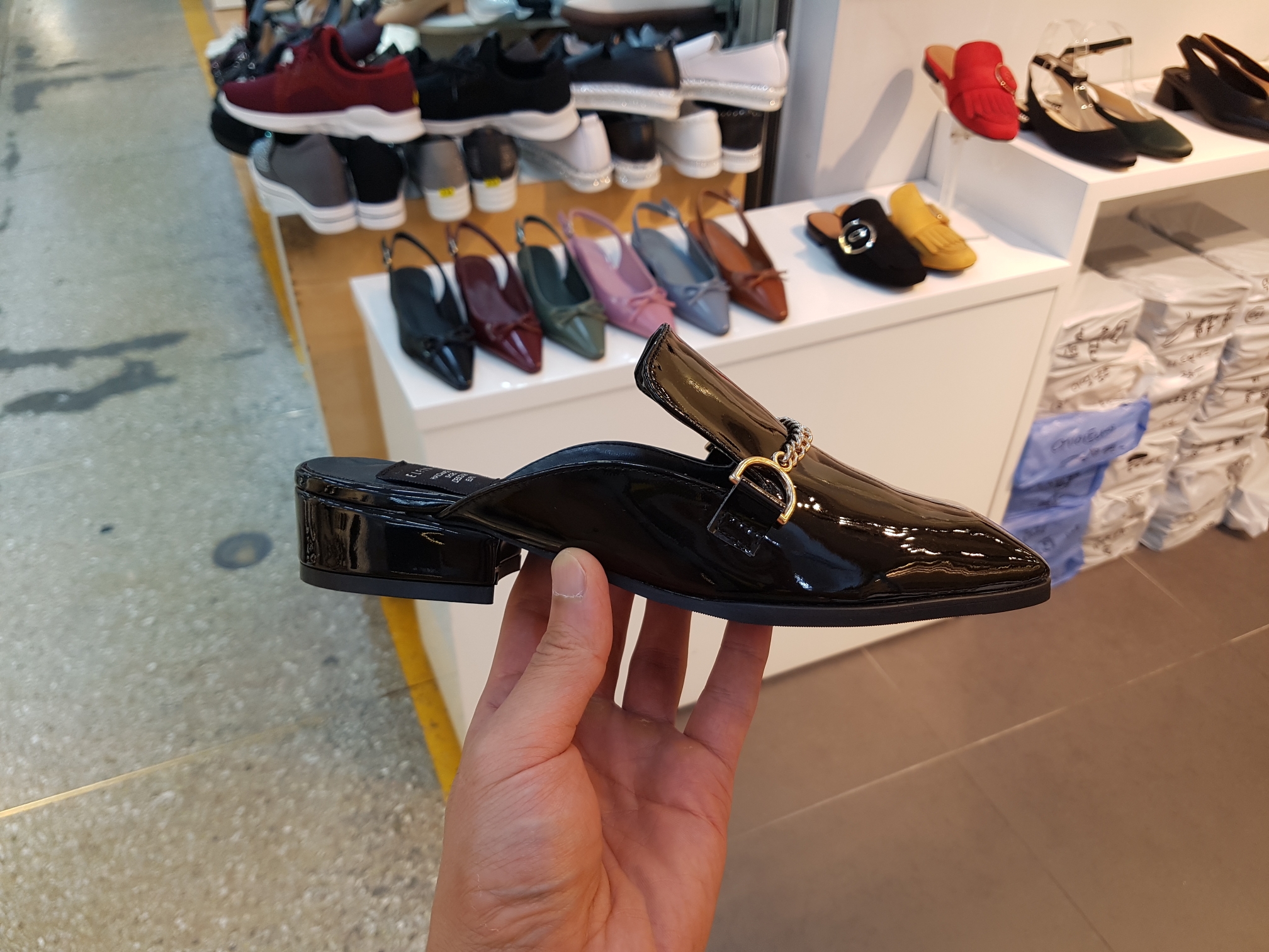 New Chain Decoration Anamel Blower 3cm Black Blue 