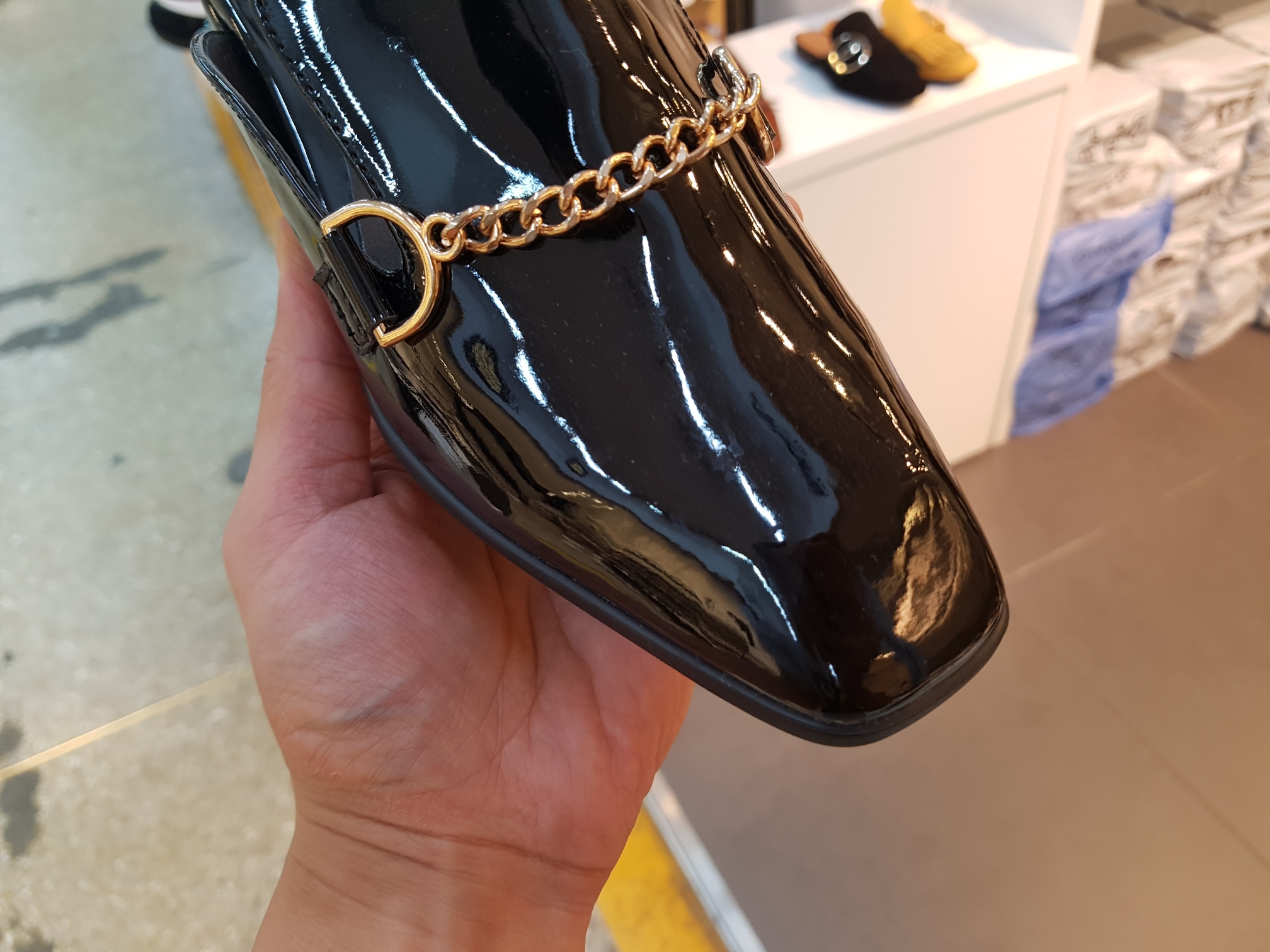 New Chain Decoration Anamel Blower 3cm Black Blue 