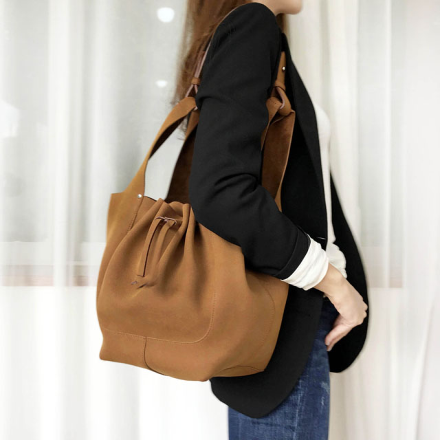 Autumn Blouse Balloon Sleeve Cotton Shirt 4color I