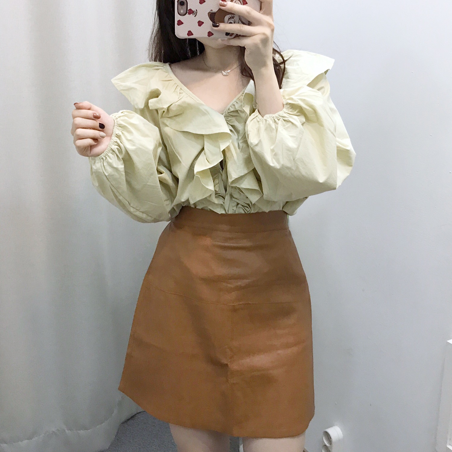 NEW FASHION LADY GIRL Blouse frilly ruffle guest b