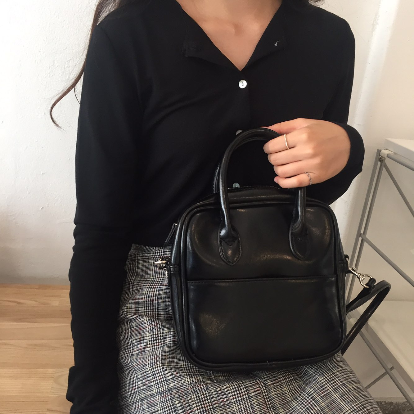 New Square Mini Cross Back Bag Women Daily Casual 