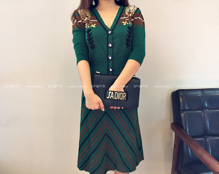 Shopping mall import BOSE Miu sequins cardigan set