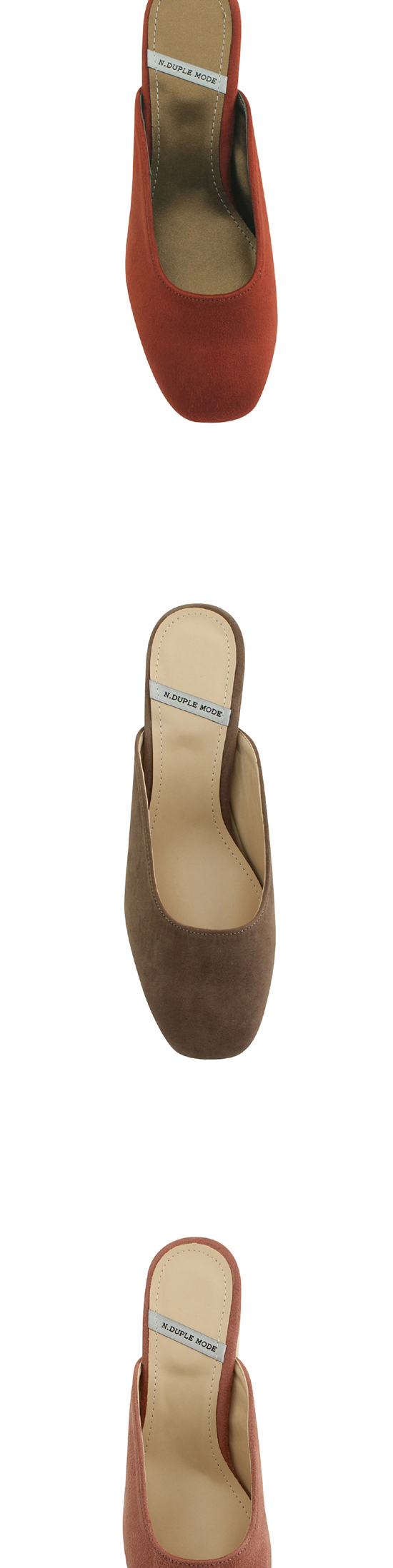 New Suede Middle Heel Blurp 20's Women's Fal