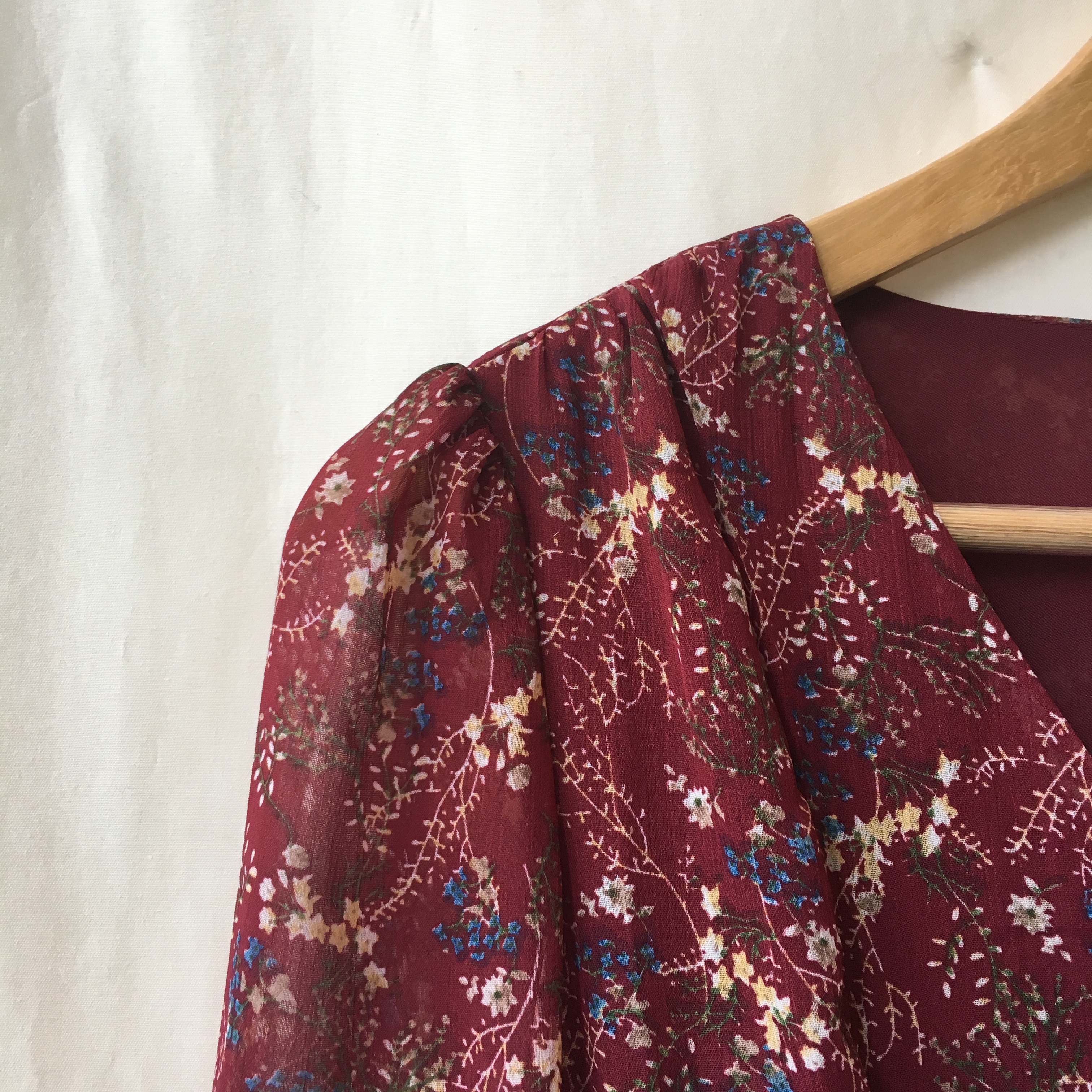 New Women Dress Wild Flower Chiffon Dress Sleeping