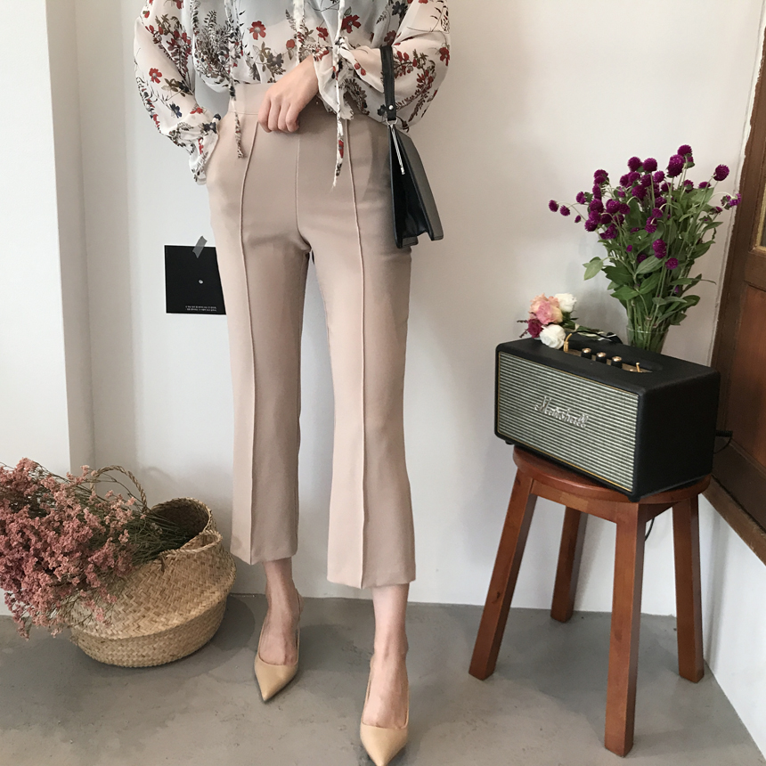 New Women's Pants High Waist Slacks 9 Piece Wom