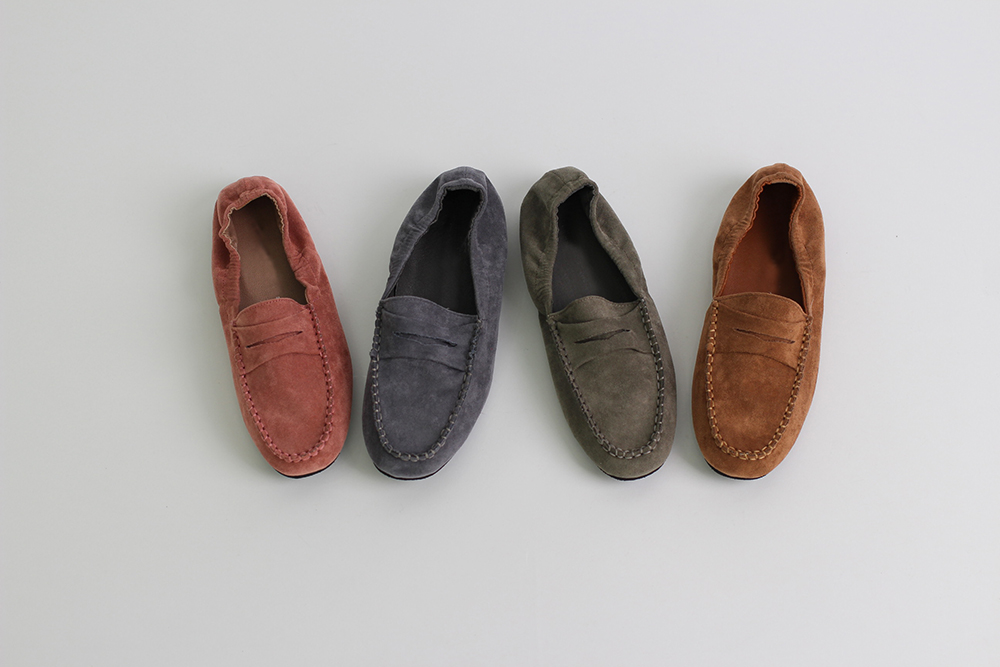 New Suede Banding Looper Driving Shoes Slip-on Goo