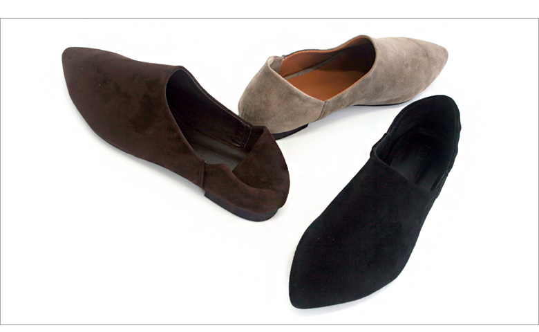 New Stella Cutting Suede Flat Shoes 1cm Blower Com