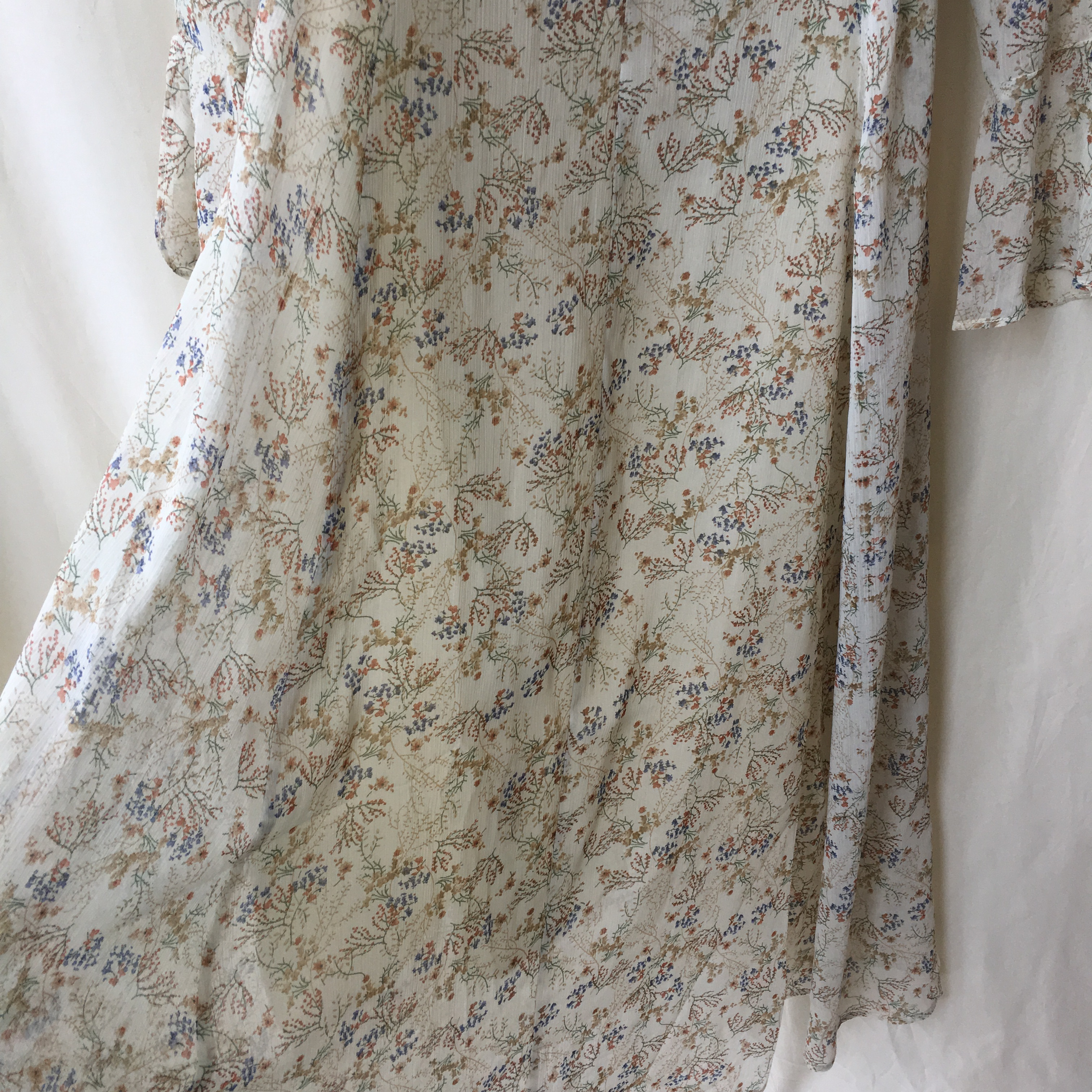 New Women Dress Wild Flower Chiffon Dress Sleeping