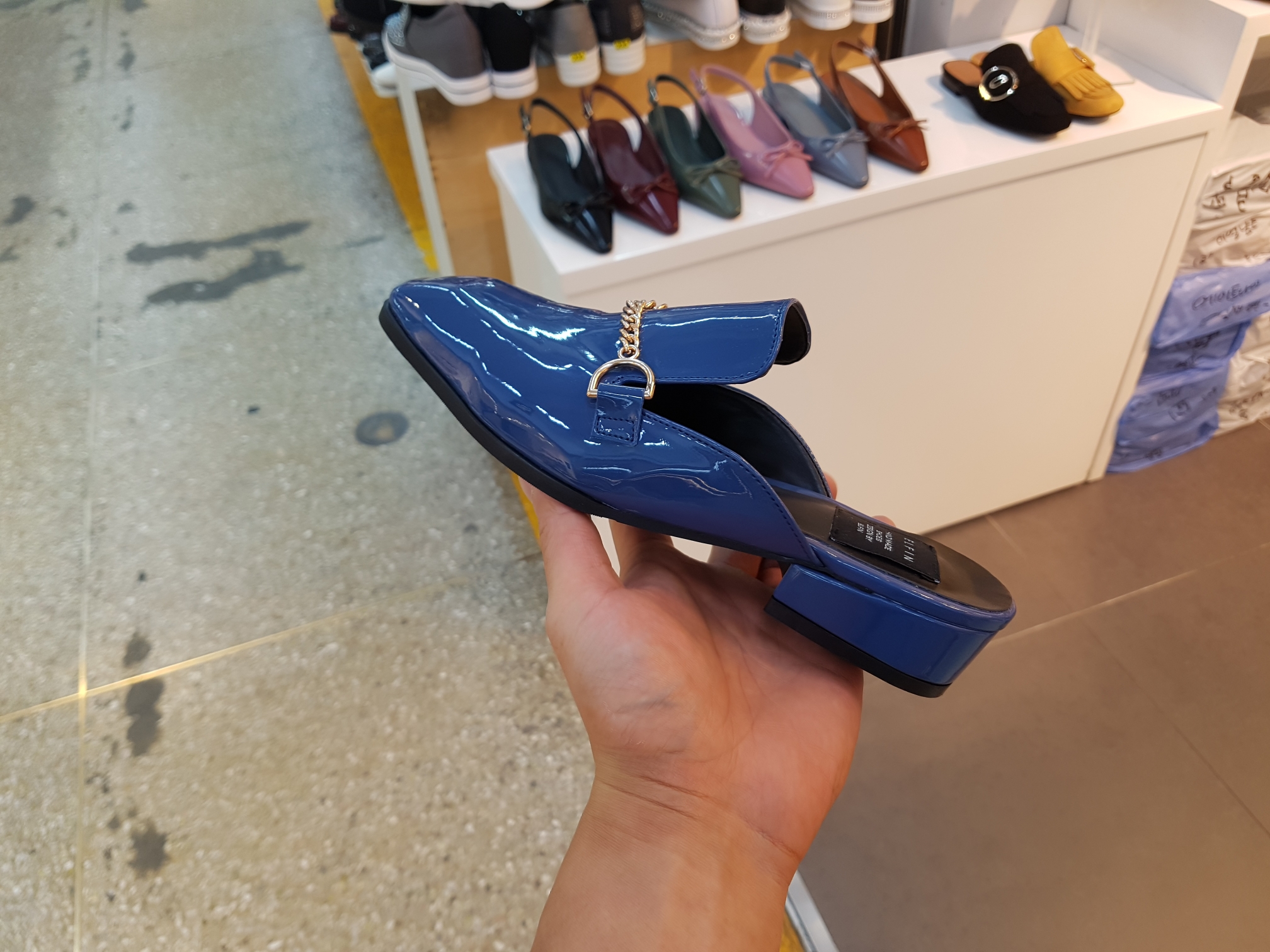 New Chain Decoration Anamel Blower 3cm Black Blue 