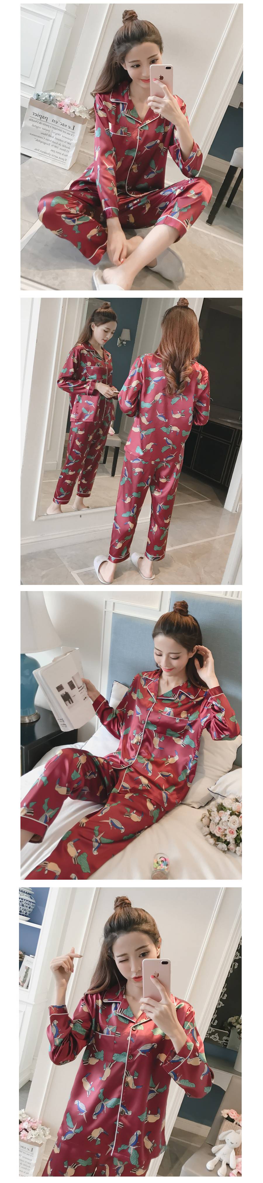 New Specials Women's silk pajamas collection pr