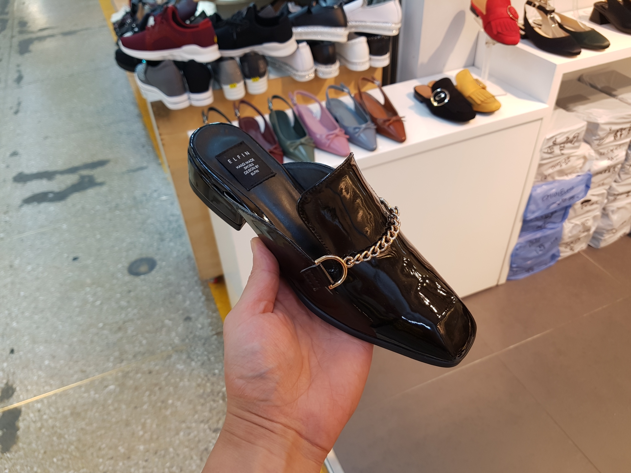 New Chain Decoration Anamel Blower 3cm Black Blue 